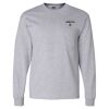 Ultra Cotton Long Sleeve T-Shirt with a Pocket Thumbnail