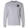 Ultra Cotton Long Sleeve T-Shirt with a Pocket Thumbnail