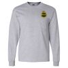Ultra Cotton Long Sleeve T-Shirt with a Pocket Thumbnail
