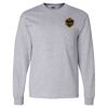 Ultra Cotton Long Sleeve T-Shirt with a Pocket Thumbnail