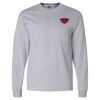 Ultra Cotton Long Sleeve T-Shirt with a Pocket Thumbnail