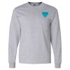 Ultra Cotton Long Sleeve T-Shirt with a Pocket Thumbnail