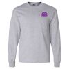 Ultra Cotton Long Sleeve T-Shirt with a Pocket Thumbnail