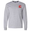 Ultra Cotton Long Sleeve T-Shirt with a Pocket Thumbnail