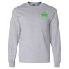 Ultra Cotton Long Sleeve T-Shirt with a Pocket Thumbnail