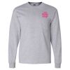 Ultra Cotton Long Sleeve T-Shirt with a Pocket Thumbnail