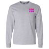 Ultra Cotton Long Sleeve T-Shirt with a Pocket Thumbnail