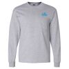 Ultra Cotton Long Sleeve T-Shirt with a Pocket Thumbnail