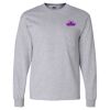 Ultra Cotton Long Sleeve T-Shirt with a Pocket Thumbnail