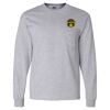 Ultra Cotton Long Sleeve T-Shirt with a Pocket Thumbnail