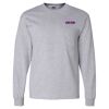 Ultra Cotton Long Sleeve T-Shirt with a Pocket Thumbnail