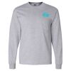 Ultra Cotton Long Sleeve T-Shirt with a Pocket Thumbnail