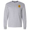 Ultra Cotton Long Sleeve T-Shirt with a Pocket Thumbnail
