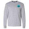 Ultra Cotton Long Sleeve T-Shirt with a Pocket Thumbnail