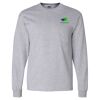 Ultra Cotton Long Sleeve T-Shirt with a Pocket Thumbnail