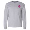Ultra Cotton Long Sleeve T-Shirt with a Pocket Thumbnail