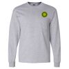 Ultra Cotton Long Sleeve T-Shirt with a Pocket Thumbnail
