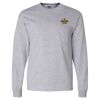 Ultra Cotton Long Sleeve T-Shirt with a Pocket Thumbnail
