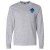 Ultra Cotton Long Sleeve T-Shirt with a Pocket Thumbnail
