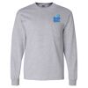 Ultra Cotton Long Sleeve T-Shirt with a Pocket Thumbnail