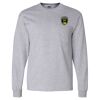 Ultra Cotton Long Sleeve T-Shirt with a Pocket Thumbnail