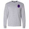 Ultra Cotton Long Sleeve T-Shirt with a Pocket Thumbnail