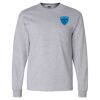 Ultra Cotton Long Sleeve T-Shirt with a Pocket Thumbnail