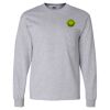Ultra Cotton Long Sleeve T-Shirt with a Pocket Thumbnail