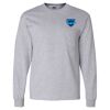 Ultra Cotton Long Sleeve T-Shirt with a Pocket Thumbnail