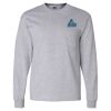 Ultra Cotton Long Sleeve T-Shirt with a Pocket Thumbnail