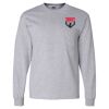 Ultra Cotton Long Sleeve T-Shirt with a Pocket Thumbnail