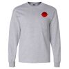Ultra Cotton Long Sleeve T-Shirt with a Pocket Thumbnail
