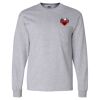 Ultra Cotton Long Sleeve T-Shirt with a Pocket Thumbnail