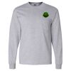 Ultra Cotton Long Sleeve T-Shirt with a Pocket Thumbnail