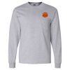 Ultra Cotton Long Sleeve T-Shirt with a Pocket Thumbnail