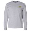 Ultra Cotton Long Sleeve T-Shirt with a Pocket Thumbnail