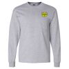 Ultra Cotton Long Sleeve T-Shirt with a Pocket Thumbnail