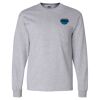 Ultra Cotton Long Sleeve T-Shirt with a Pocket Thumbnail