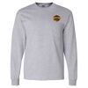 Ultra Cotton Long Sleeve T-Shirt with a Pocket Thumbnail