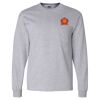Ultra Cotton Long Sleeve T-Shirt with a Pocket Thumbnail