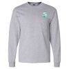 Ultra Cotton Long Sleeve T-Shirt with a Pocket Thumbnail