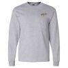 Ultra Cotton Long Sleeve T-Shirt with a Pocket Thumbnail