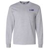 Ultra Cotton Long Sleeve T-Shirt with a Pocket Thumbnail