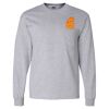 Ultra Cotton Long Sleeve T-Shirt with a Pocket Thumbnail