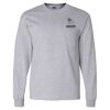 Ultra Cotton Long Sleeve T-Shirt with a Pocket Thumbnail