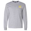 Ultra Cotton Long Sleeve T-Shirt with a Pocket Thumbnail