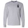 Ultra Cotton Long Sleeve T-Shirt with a Pocket Thumbnail
