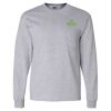 Ultra Cotton Long Sleeve T-Shirt with a Pocket Thumbnail