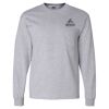 Ultra Cotton Long Sleeve T-Shirt with a Pocket Thumbnail