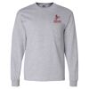 Ultra Cotton Long Sleeve T-Shirt with a Pocket Thumbnail